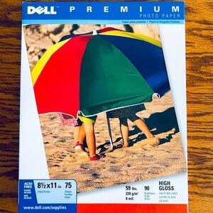 Dell Premium Photo Paper 75 Sheets-NWT
